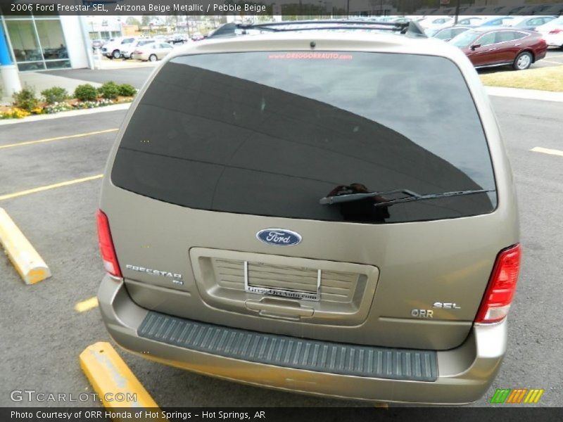 Arizona Beige Metallic / Pebble Beige 2006 Ford Freestar SEL