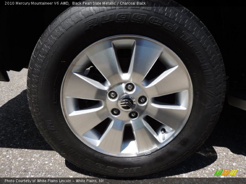 Black Pearl Slate Metallic / Charcoal Black 2010 Mercury Mountaineer V6 AWD