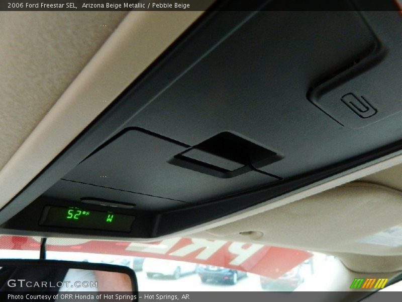 Arizona Beige Metallic / Pebble Beige 2006 Ford Freestar SEL