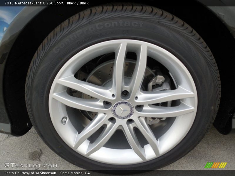Black / Black 2013 Mercedes-Benz C 250 Sport
