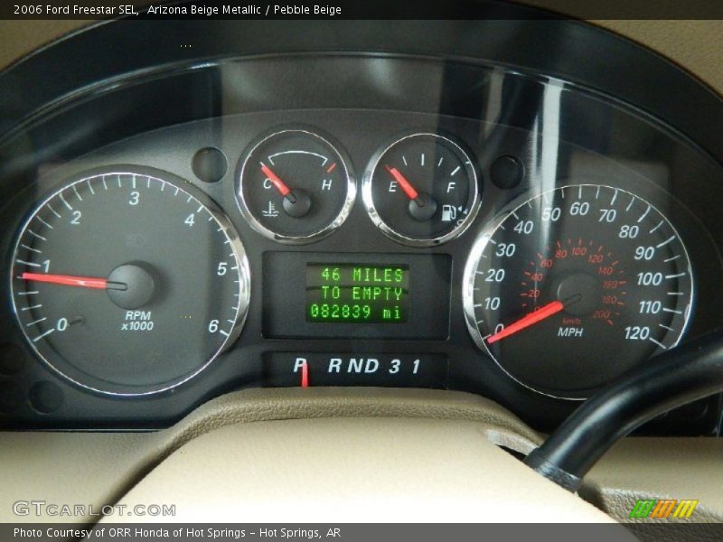 Arizona Beige Metallic / Pebble Beige 2006 Ford Freestar SEL