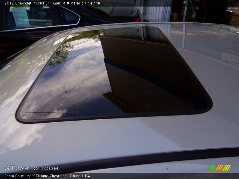 Gold Mist Metallic / Neutral 2012 Chevrolet Impala LT