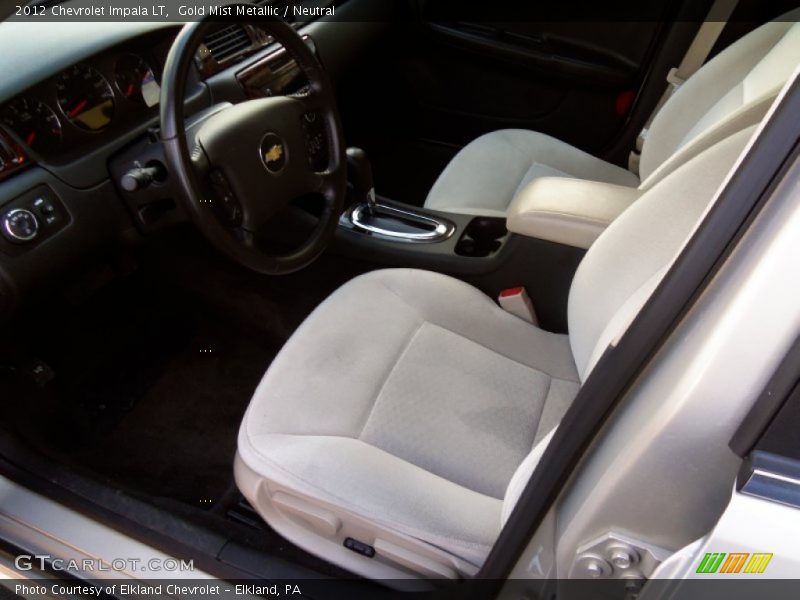 Gold Mist Metallic / Neutral 2012 Chevrolet Impala LT