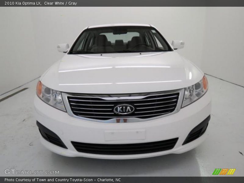 Clear White / Gray 2010 Kia Optima LX