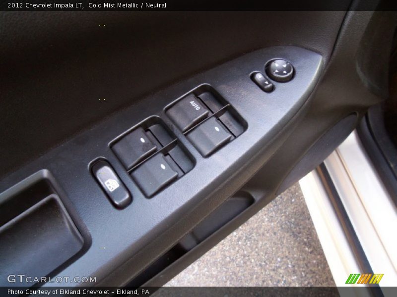 Gold Mist Metallic / Neutral 2012 Chevrolet Impala LT