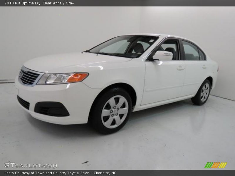 Clear White / Gray 2010 Kia Optima LX