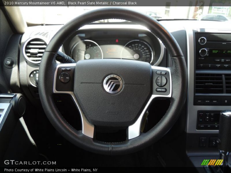Black Pearl Slate Metallic / Charcoal Black 2010 Mercury Mountaineer V6 AWD