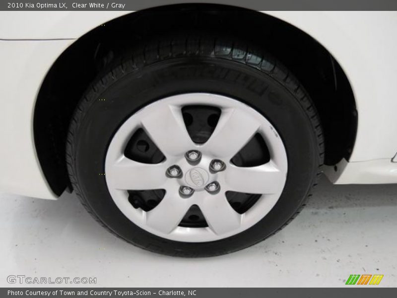 Clear White / Gray 2010 Kia Optima LX