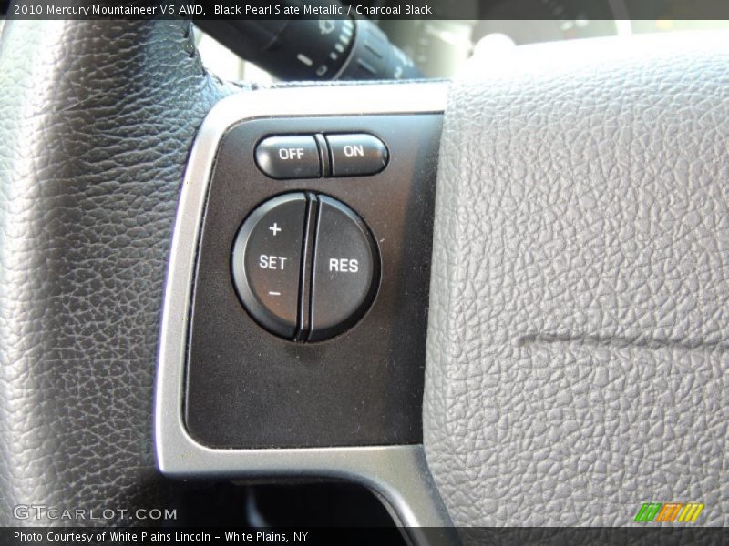 Black Pearl Slate Metallic / Charcoal Black 2010 Mercury Mountaineer V6 AWD