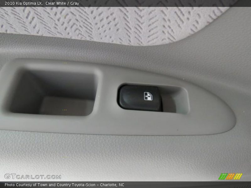 Clear White / Gray 2010 Kia Optima LX