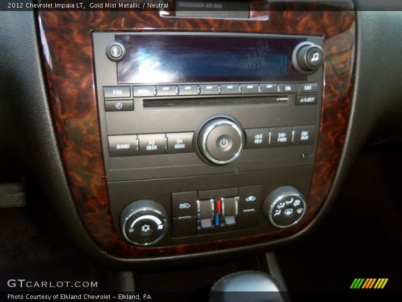 Gold Mist Metallic / Neutral 2012 Chevrolet Impala LT