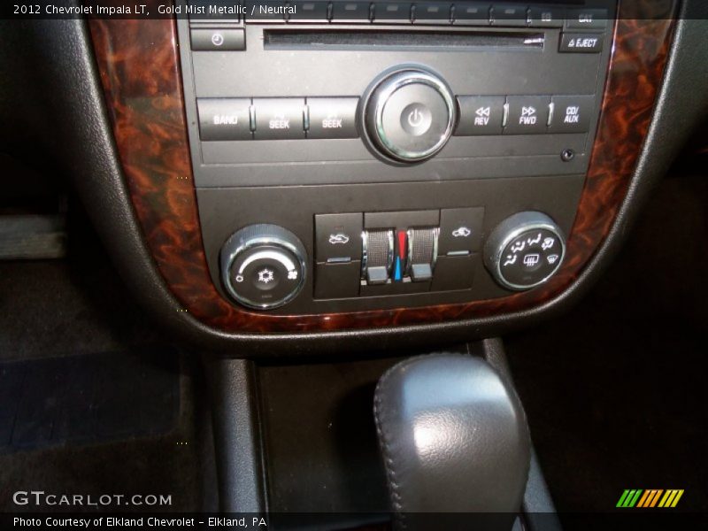 Gold Mist Metallic / Neutral 2012 Chevrolet Impala LT