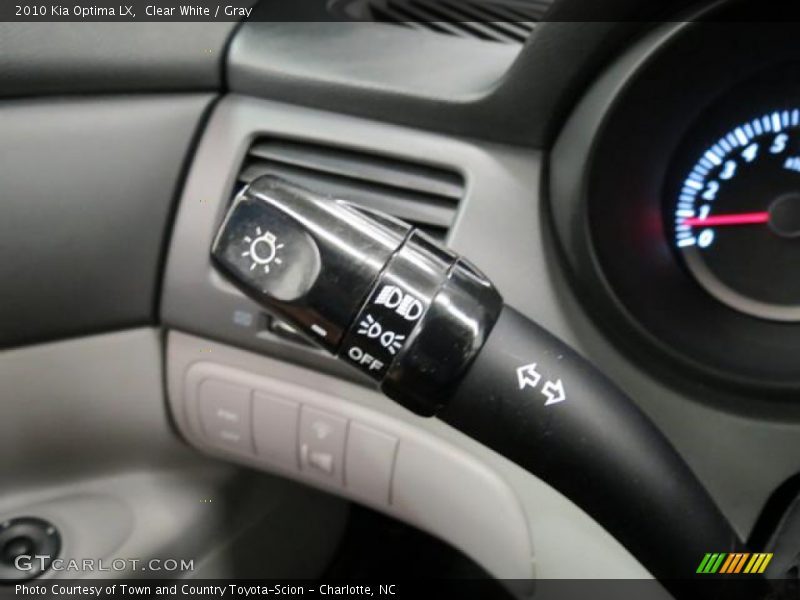Clear White / Gray 2010 Kia Optima LX