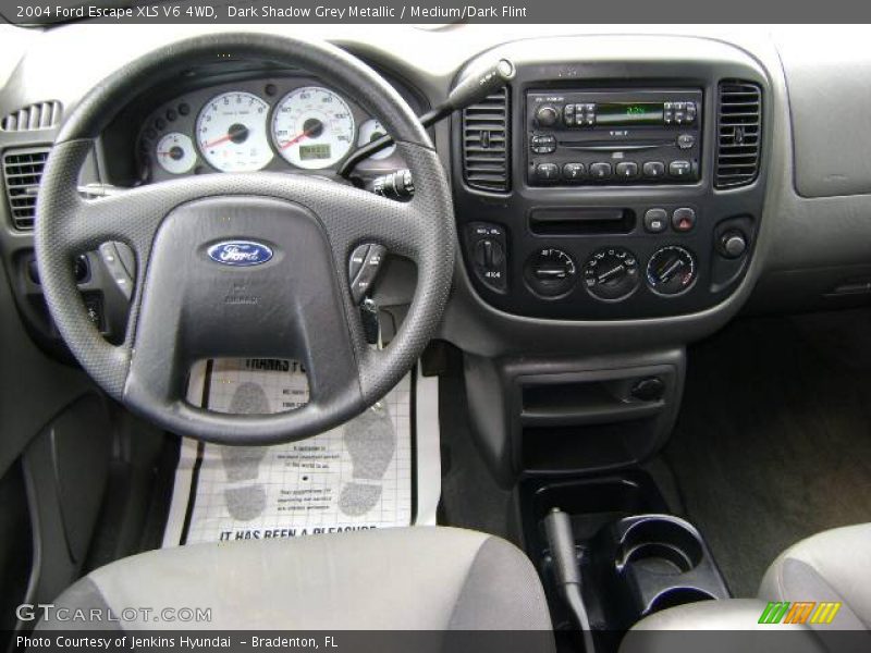 Dark Shadow Grey Metallic / Medium/Dark Flint 2004 Ford Escape XLS V6 4WD