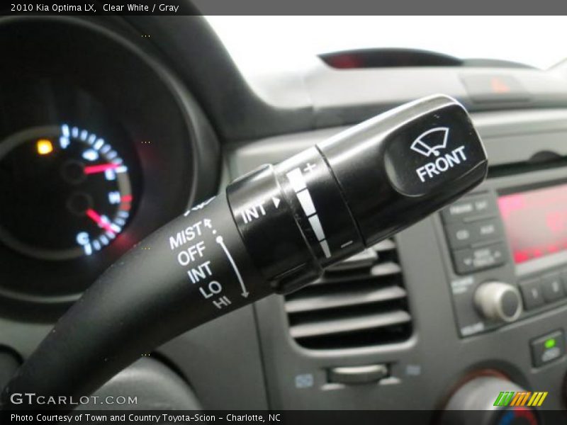 Clear White / Gray 2010 Kia Optima LX