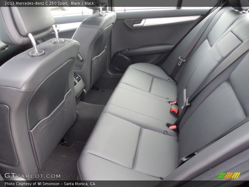 Black / Black 2013 Mercedes-Benz C 250 Sport