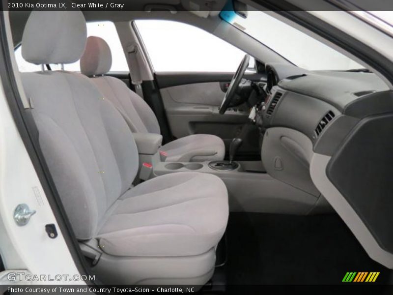 Clear White / Gray 2010 Kia Optima LX