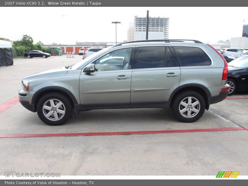 Willow Green Metallic / Taupe 2007 Volvo XC90 3.2