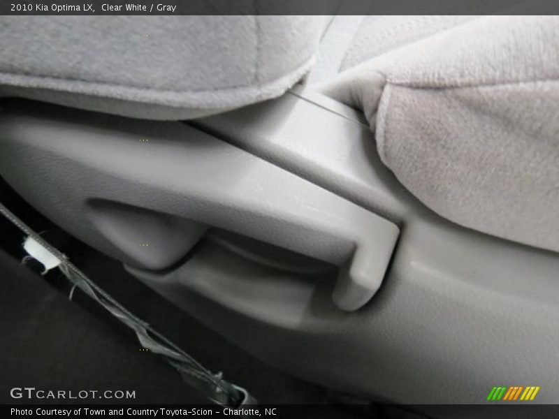 Clear White / Gray 2010 Kia Optima LX