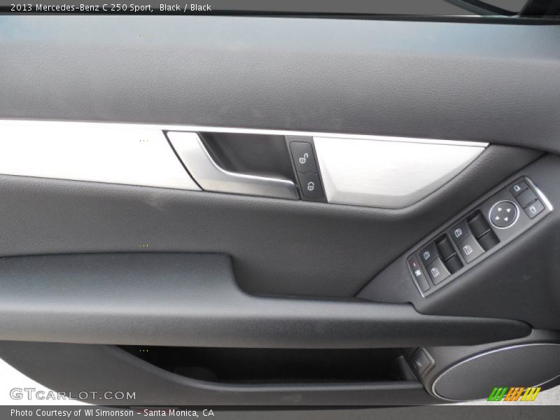 Black / Black 2013 Mercedes-Benz C 250 Sport
