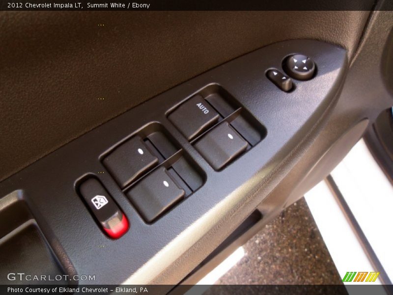 Summit White / Ebony 2012 Chevrolet Impala LT