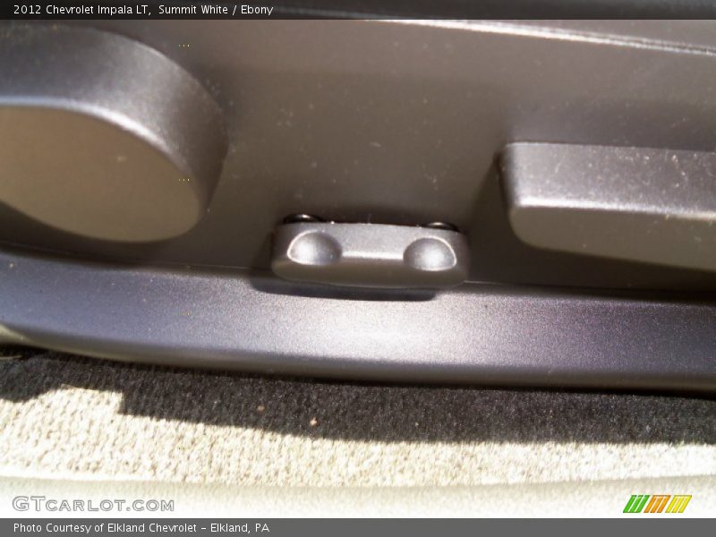 Summit White / Ebony 2012 Chevrolet Impala LT