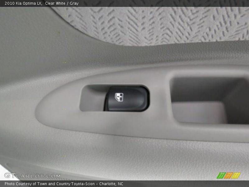 Clear White / Gray 2010 Kia Optima LX