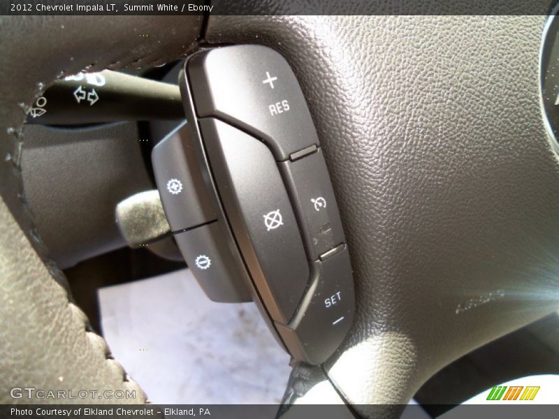 Summit White / Ebony 2012 Chevrolet Impala LT