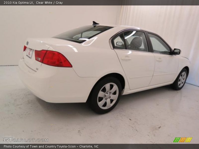 Clear White / Gray 2010 Kia Optima LX