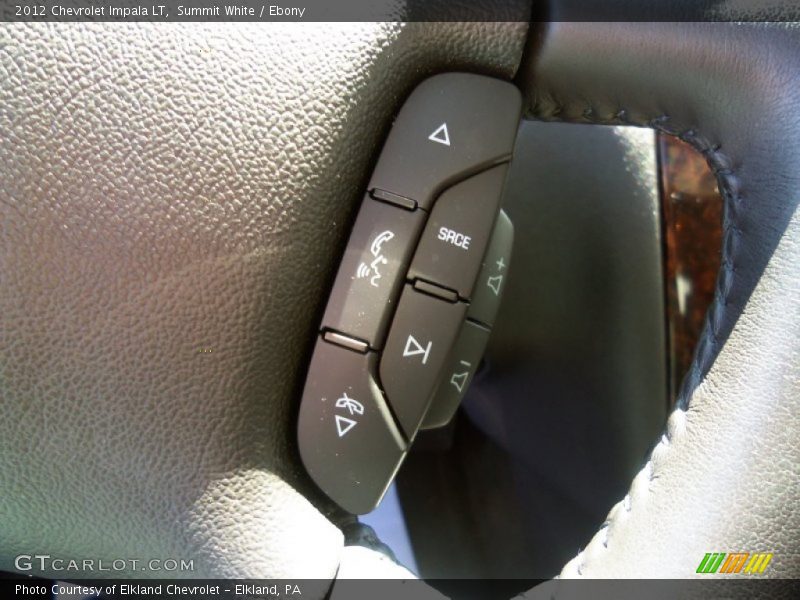 Summit White / Ebony 2012 Chevrolet Impala LT