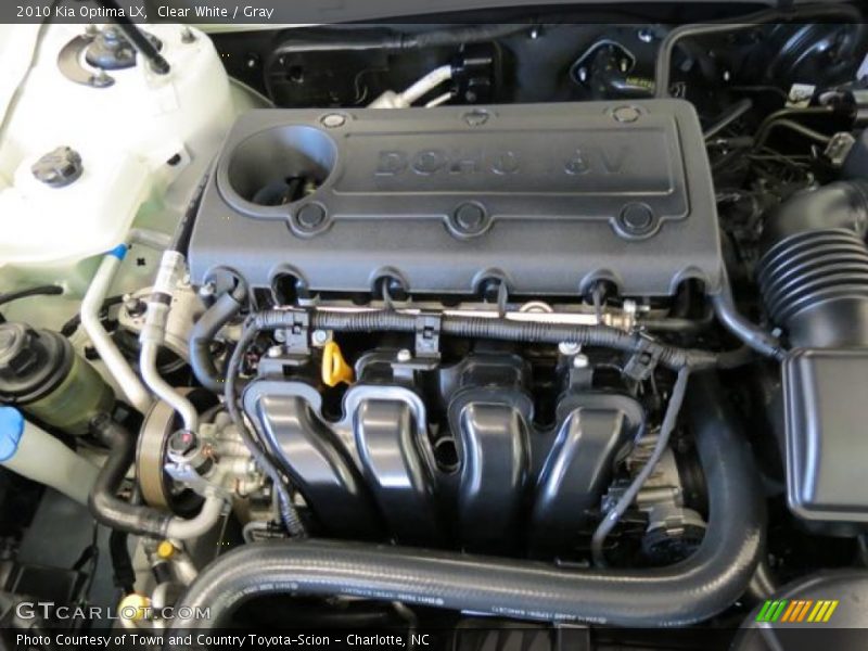 Clear White / Gray 2010 Kia Optima LX