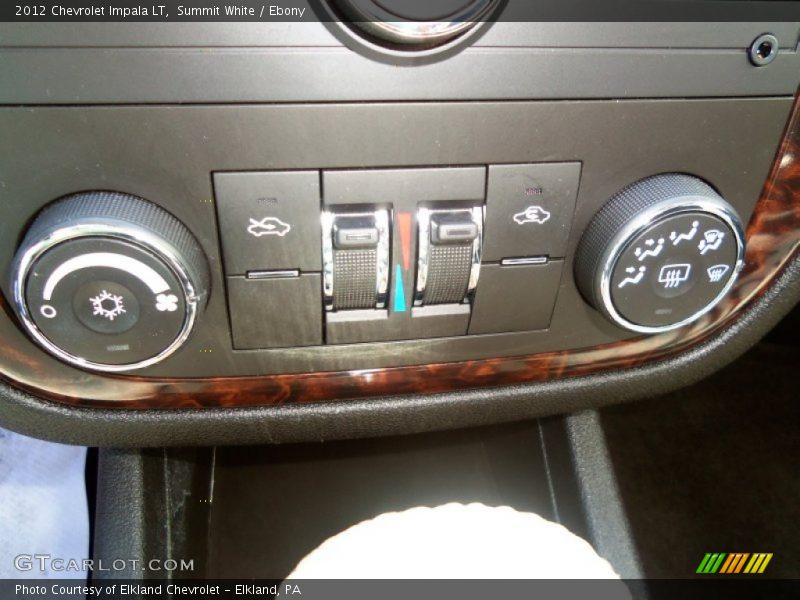 Summit White / Ebony 2012 Chevrolet Impala LT