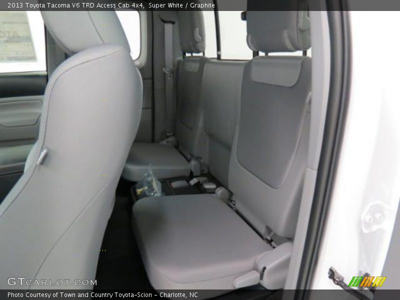 Super White / Graphite 2013 Toyota Tacoma V6 TRD Access Cab 4x4