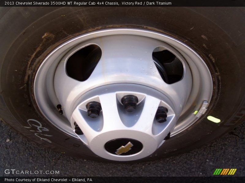 Victory Red / Dark Titanium 2013 Chevrolet Silverado 3500HD WT Regular Cab 4x4 Chassis
