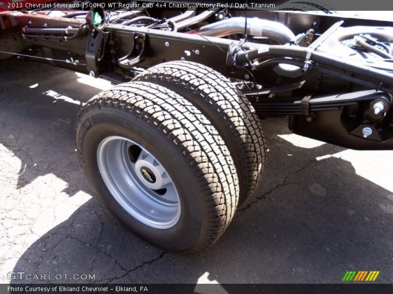 Victory Red / Dark Titanium 2013 Chevrolet Silverado 3500HD WT Regular Cab 4x4 Chassis