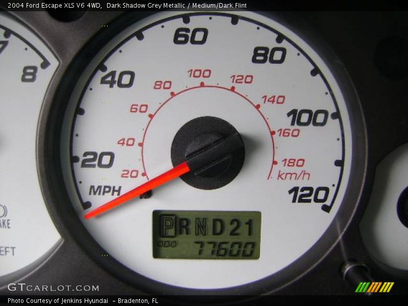 Dark Shadow Grey Metallic / Medium/Dark Flint 2004 Ford Escape XLS V6 4WD