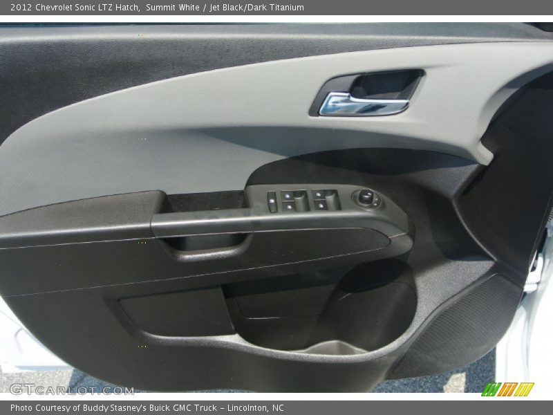 Summit White / Jet Black/Dark Titanium 2012 Chevrolet Sonic LTZ Hatch