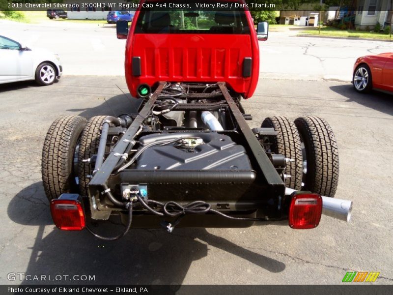 Victory Red / Dark Titanium 2013 Chevrolet Silverado 3500HD WT Regular Cab 4x4 Chassis