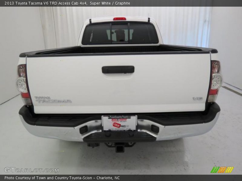 Super White / Graphite 2013 Toyota Tacoma V6 TRD Access Cab 4x4
