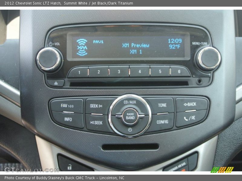 Audio System of 2012 Sonic LTZ Hatch