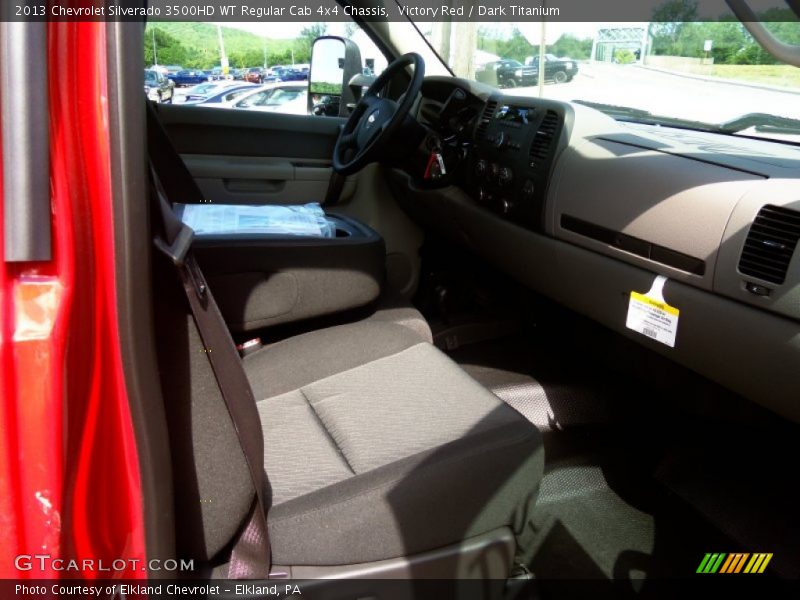 Victory Red / Dark Titanium 2013 Chevrolet Silverado 3500HD WT Regular Cab 4x4 Chassis