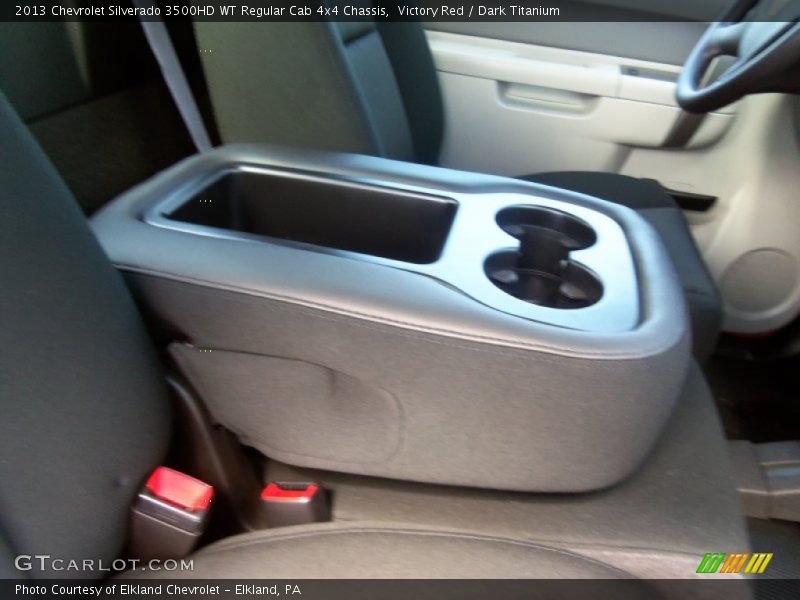 Victory Red / Dark Titanium 2013 Chevrolet Silverado 3500HD WT Regular Cab 4x4 Chassis