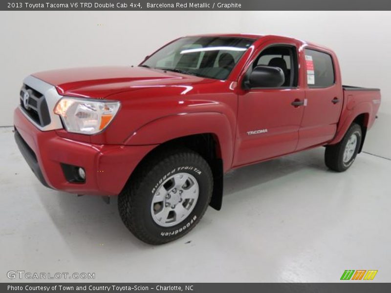 Barcelona Red Metallic / Graphite 2013 Toyota Tacoma V6 TRD Double Cab 4x4