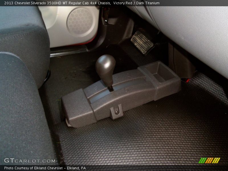 Victory Red / Dark Titanium 2013 Chevrolet Silverado 3500HD WT Regular Cab 4x4 Chassis