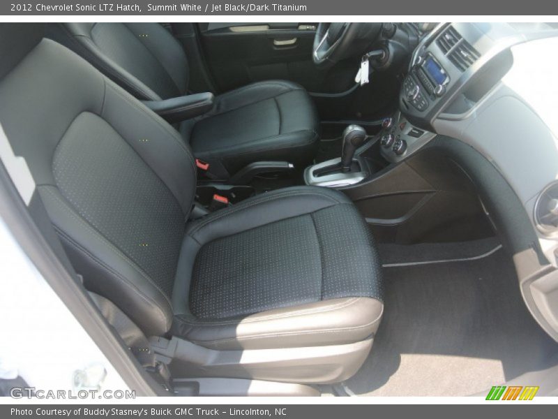 Summit White / Jet Black/Dark Titanium 2012 Chevrolet Sonic LTZ Hatch