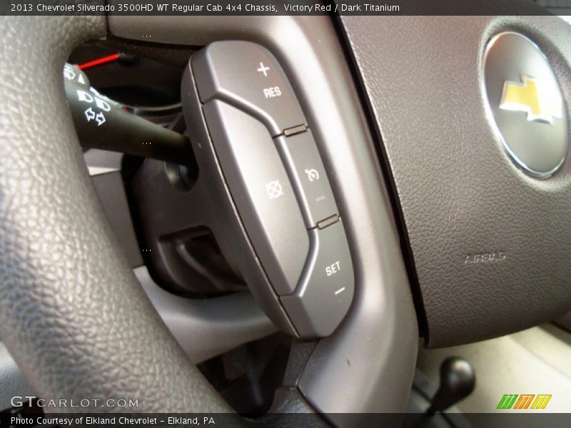 Victory Red / Dark Titanium 2013 Chevrolet Silverado 3500HD WT Regular Cab 4x4 Chassis