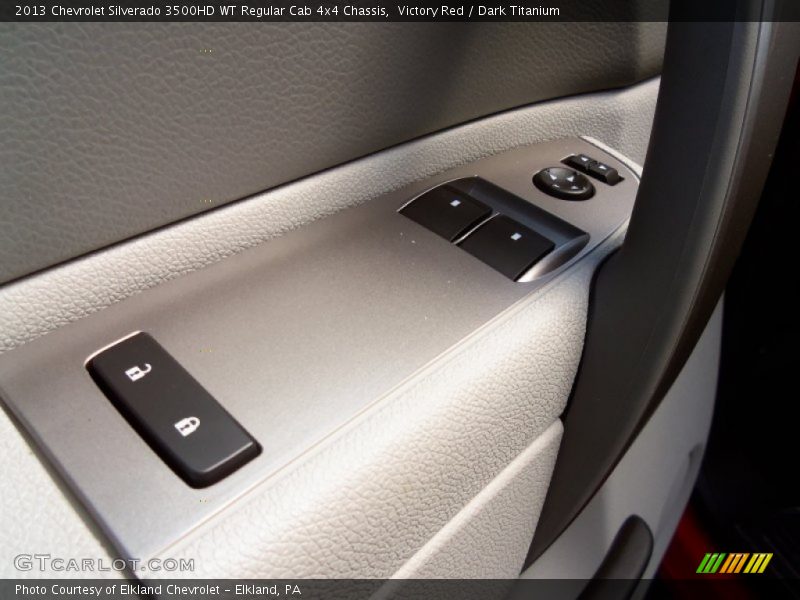 Victory Red / Dark Titanium 2013 Chevrolet Silverado 3500HD WT Regular Cab 4x4 Chassis