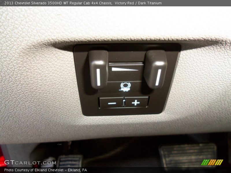 Victory Red / Dark Titanium 2013 Chevrolet Silverado 3500HD WT Regular Cab 4x4 Chassis
