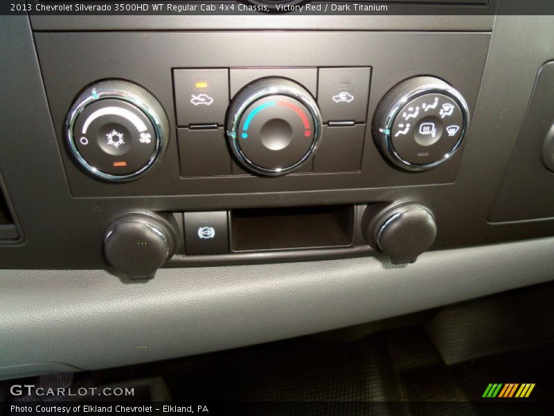Victory Red / Dark Titanium 2013 Chevrolet Silverado 3500HD WT Regular Cab 4x4 Chassis