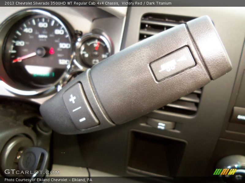 Victory Red / Dark Titanium 2013 Chevrolet Silverado 3500HD WT Regular Cab 4x4 Chassis